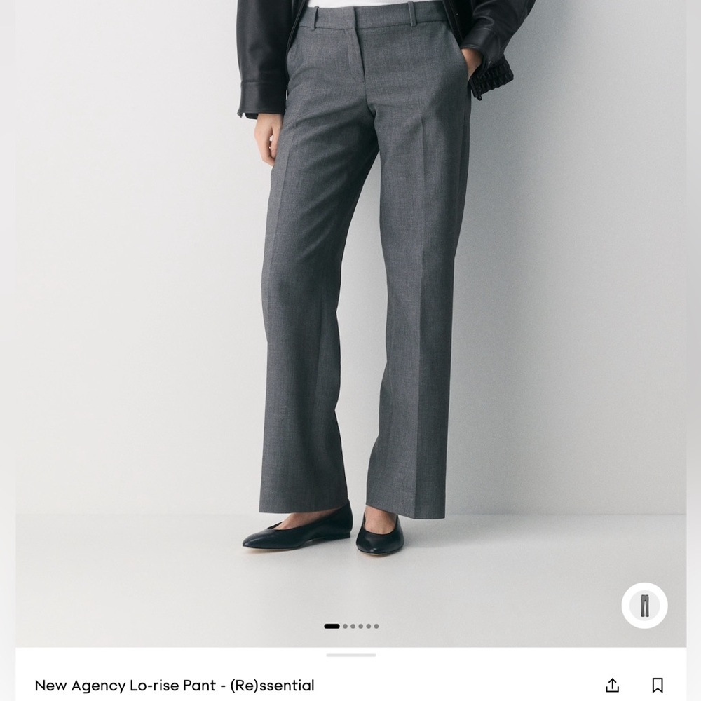 Aritzia New Agency Lo-Rise Pant (Re)ssential